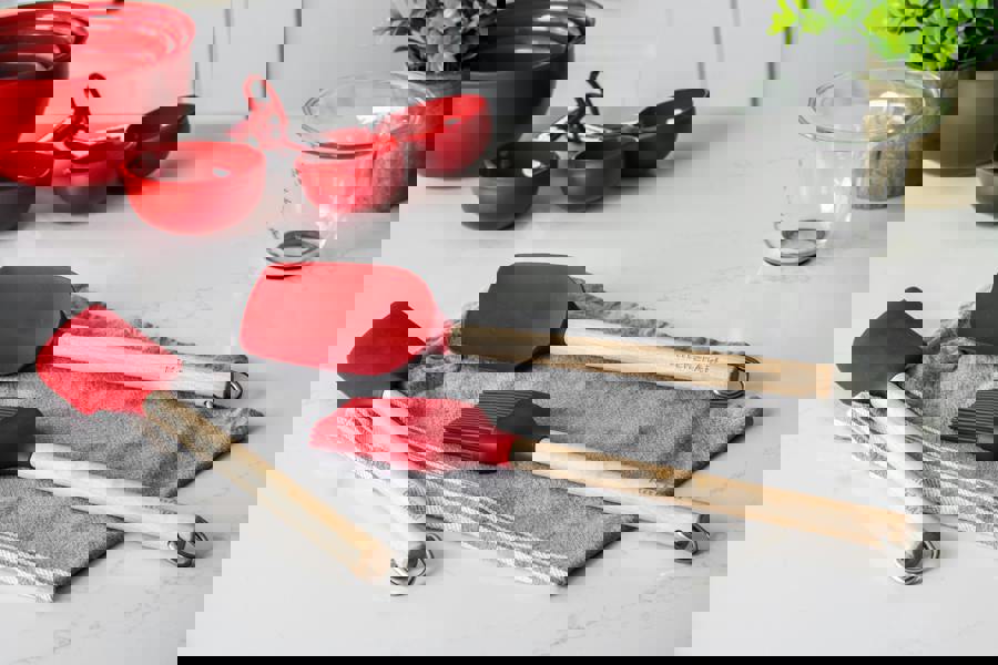 KitchenAid Birchwood Basting Brush - Empire Red