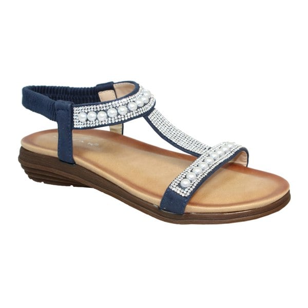 Lunar Women's Tancy Pearl Sandals - Blue