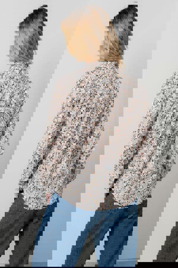 Lily & Me Rachel Organic Cotton Frill Blouse Pink