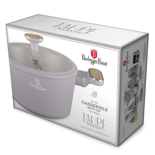 Berlinger Haus Casserole 24 cm  Berlinger Haus BH8339 | Taupe Nordic
