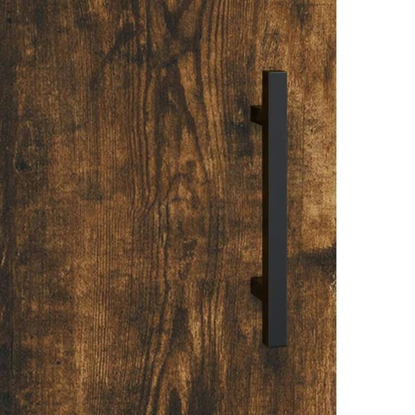 Berkfield Sideboard Smoked Oak 69.5x34x90 cm Engineered Wood