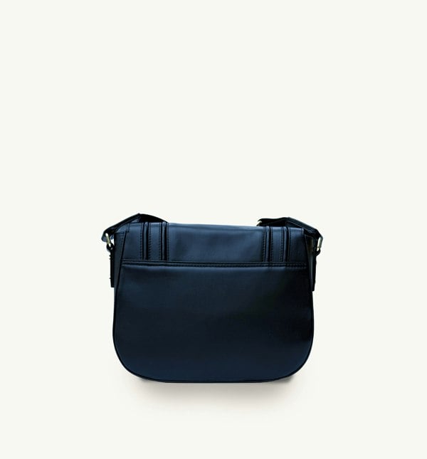 Apatchy London The Mimi Maxi Navy Leather Bag