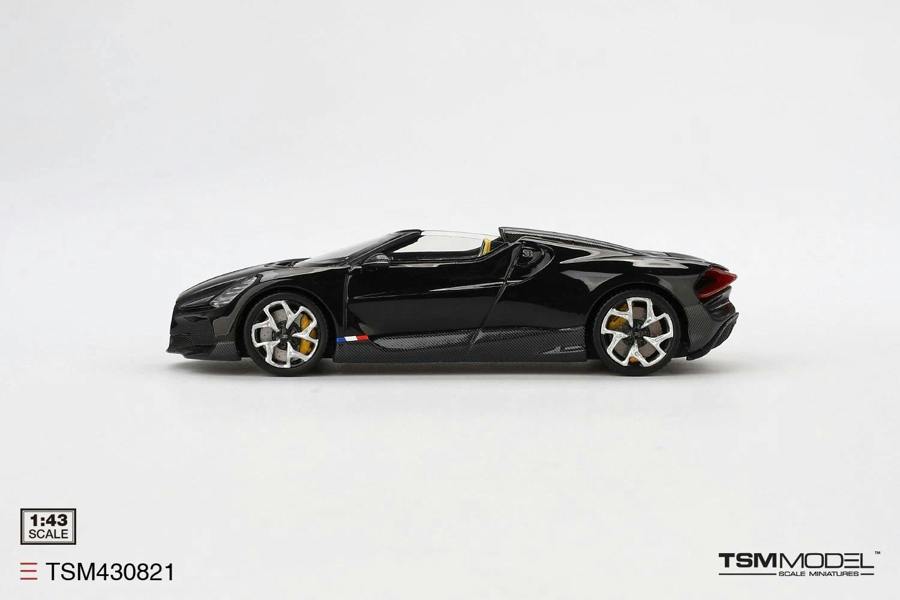 MCSlots Bugatti W16 Mistral Black 1:43 Scale TSM430821