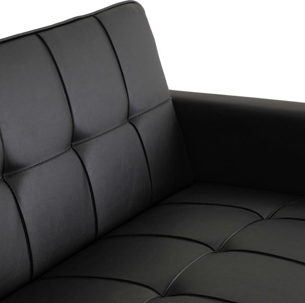 Astoria 2 Seater Faux Leather Sofa Bed - 2