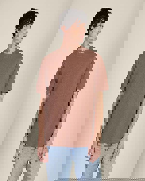 Larsson & Co Heavy T-Shirt With Ribbed Details