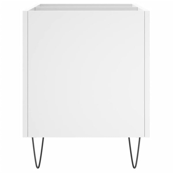 Berkfield Record Cabinet White 74.5x38x48 cm Engineered Wood