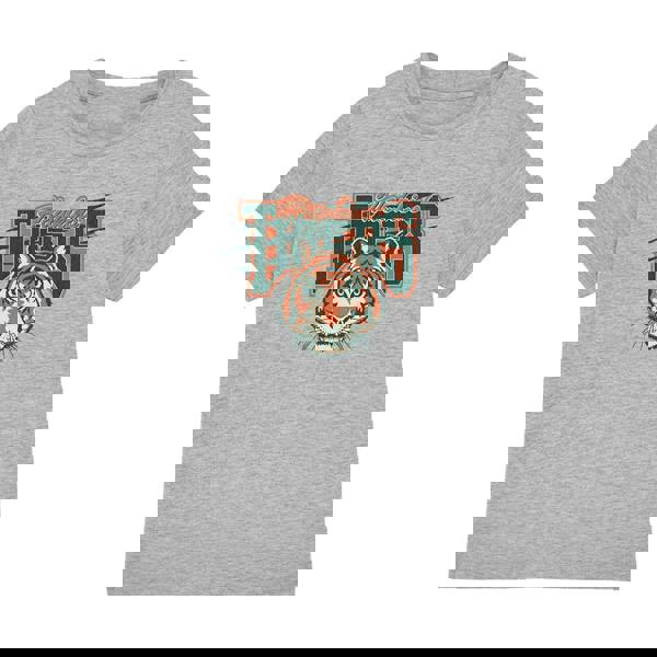 Stranger Things Childrens/Kids Hawkins Tigers Scratch Heather T-Shirt - Athletic Heather