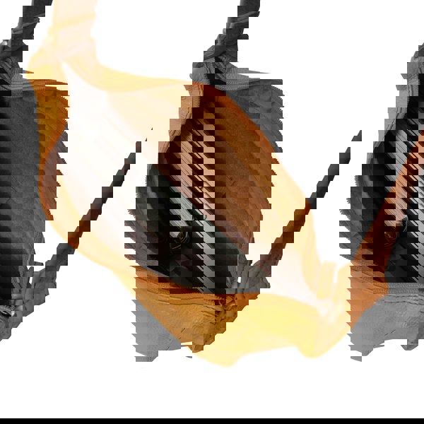 Assots London 'BIANCA' Burnt Orange Pebble Grain Leather Slouchy Hobo Bag