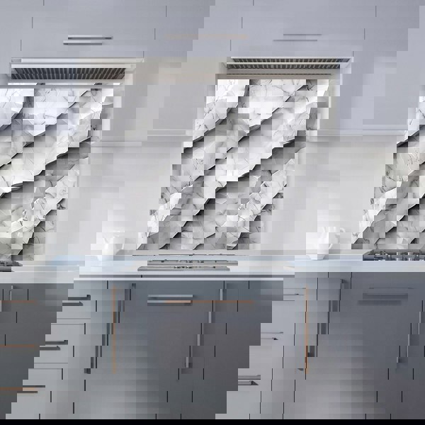 Warren Reed - Designer Modern Grey Marble Effect Kitchen Splashback