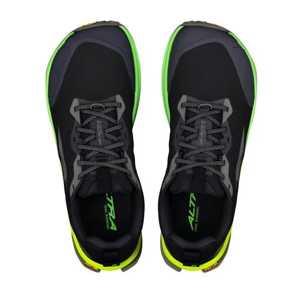 ALTRA Mens Lone Peak 9+ Trail Running Trainers Hiking Shoes Black Green
