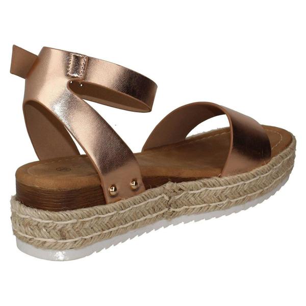 Savannah Ladies Savannah Ankle Strap Wide Fit Sandals F12042