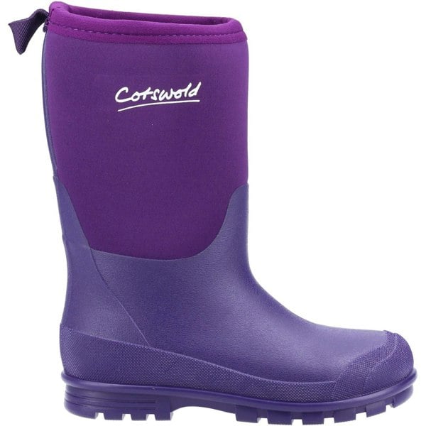 Cotswold Hilly Neoprene TPR+Neoprene Purple Wellington Boots