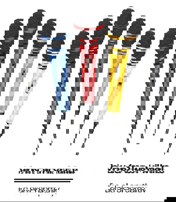 Mr Entertainer Red Dynamic Plastic Microphone