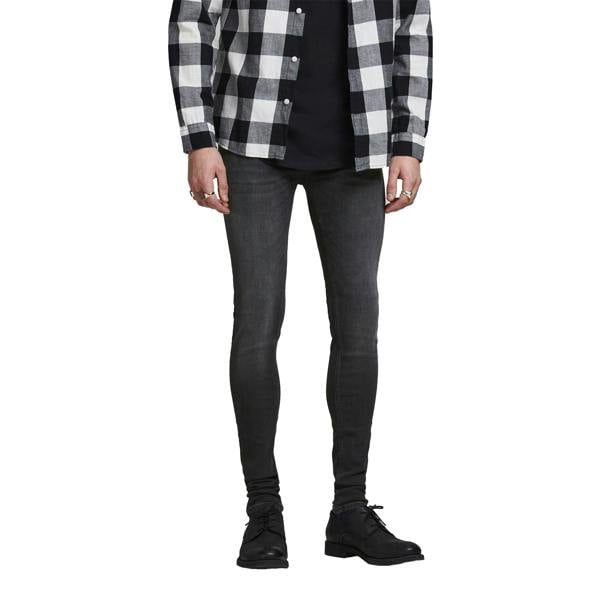Jack And Jones Mens Spry Skinny Jeans - Black Denim - 