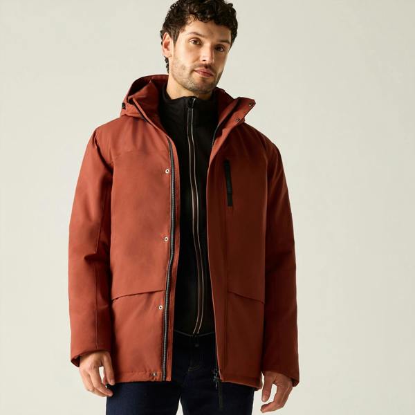 Regatta Mens Baylon Waterproof Insulated Jacket - Burnt Henna