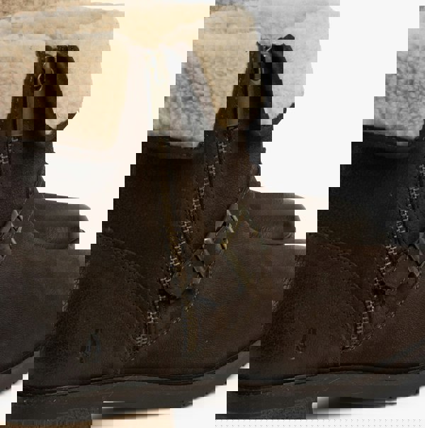 Hush Puppies TYLER Womens Leather Ankle Boots Brown