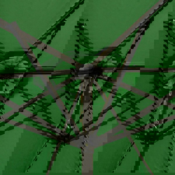 Monstershop Green 2.7m LED Tilt Parasol