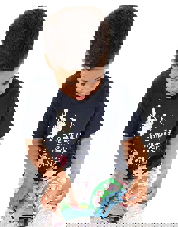 Peppa Pig Boys Blue George'S Space Mission Print Short Sleeve Long Leg Pyjama Set