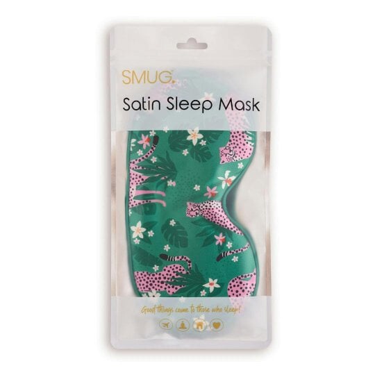 SMUG Satin Sleep Mask - Cheetah Print