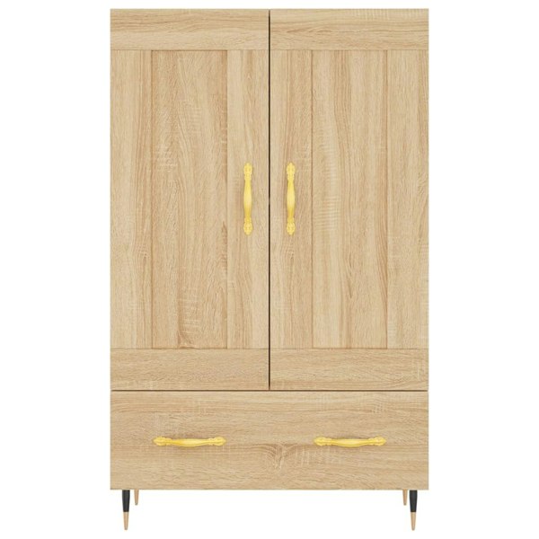 Berkfield Highboard Sonoma Oak 69.5x31x115 cm Engineered Wood