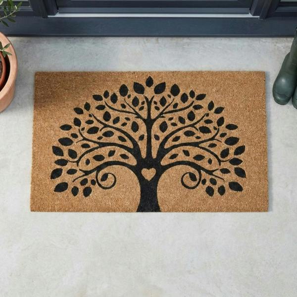 Garden Greatness Tree Of Life Printed Coir Doormat