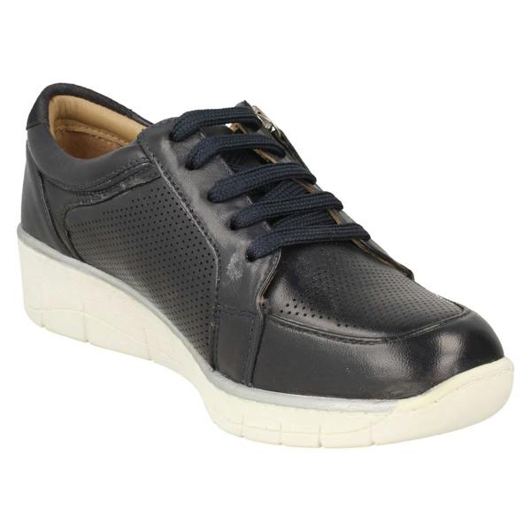 Padders Ladies Padders Side Zip Lace Up Trainers Ivy