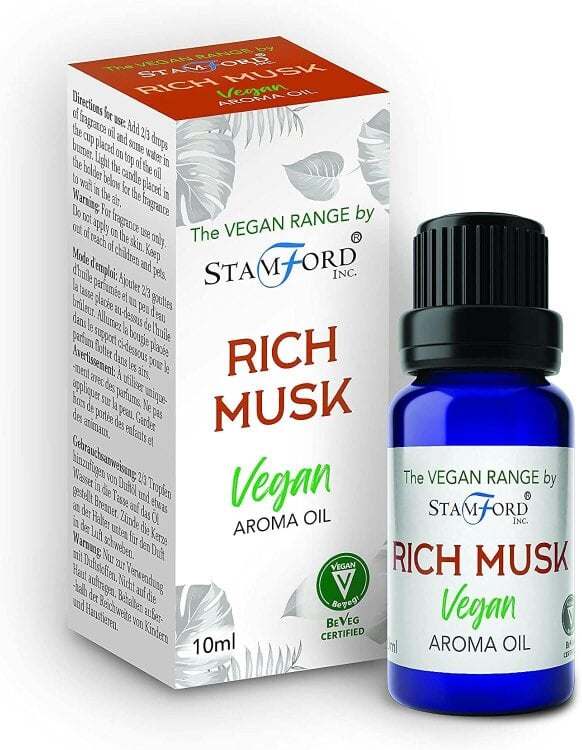 Stamford Vegan Rich Musk Fragrance Oils for Home Fragrance, 6 x 10ml