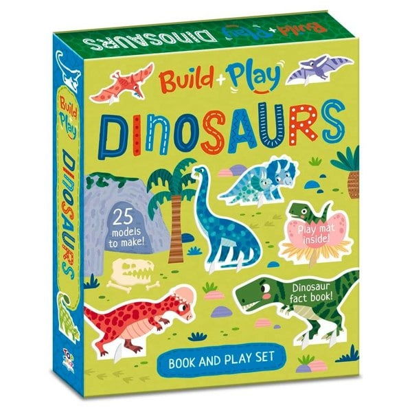 Top That Publishing Build + Play Dinosaurs: Book and Play Set (Build and Play Kit)