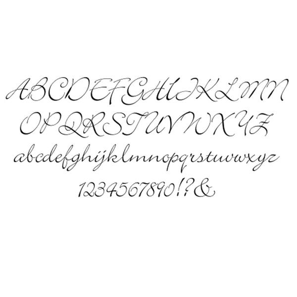 Aye Do Gifts Personalised Script Engraved Name Necklace