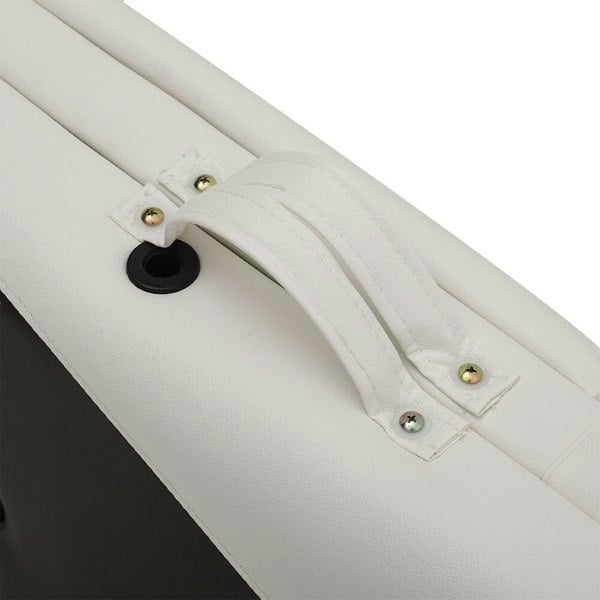Leather Upholstered Adjustable Massage Bed Bedroom Furniture Living and Home