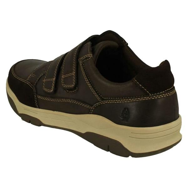 Hush Puppies Mens Hush Puppies Cushioned Insole Hook & Loop Shoes Fabian Double Strap