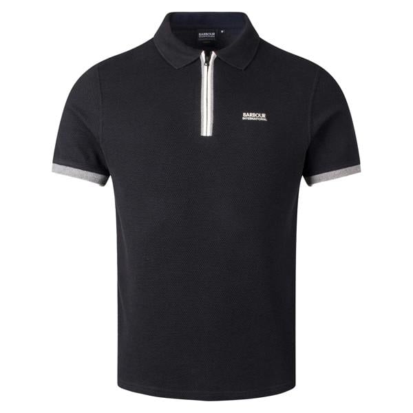 Barbour International Swinford Polo Shirt Black