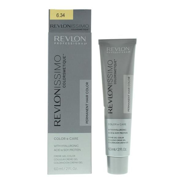 Revlon Revlonissimo Colorsmetique Hair Colour 60ml - 6.34 Dark Coppery Gold Blonde