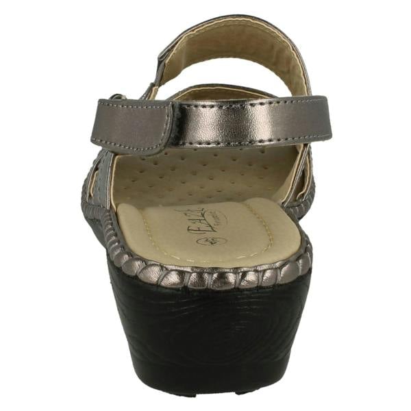 Eaze Ladies Eaze Casual Open Toe Sandals