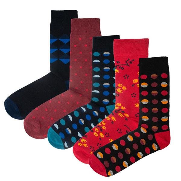 Jemsox The Iconic Selection: Men’s Luxury Organic Cotton Comfort Welt Socks (5 Pack) - UK 9-12