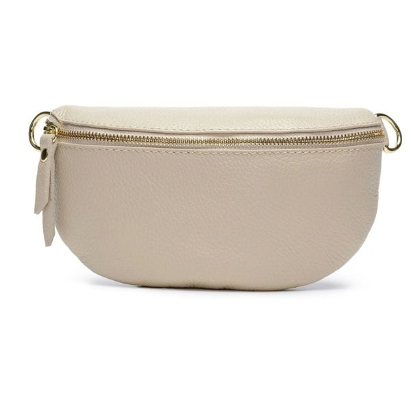 Elie Beaumont Sling Bag - Stone with Aztec Strap