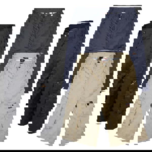 Himalayan Mens Basic Work Trade Cargo Pockets Shorts