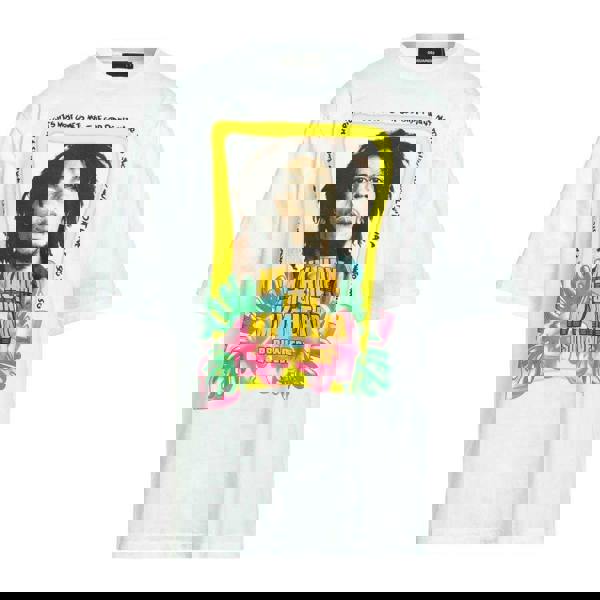 DSquared2 Unisex Adult My Home Is In My Head Bob Marley T-Shirt - White - 