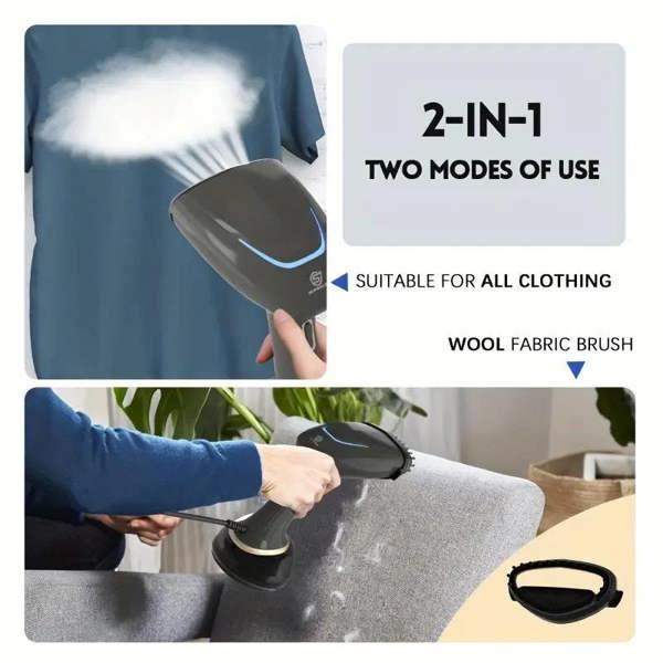 Dyzi Portable Garment Steamer 350ml Handheld Clothes Wrinkle Remover