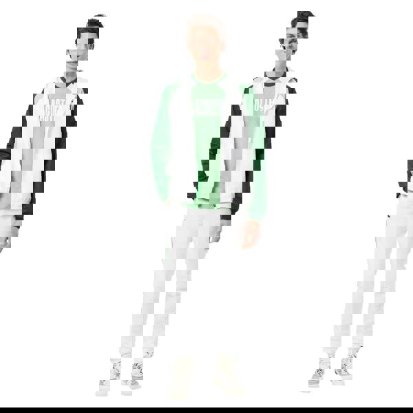 Lacoste Mens Colour Block T-Shirt - Green - 