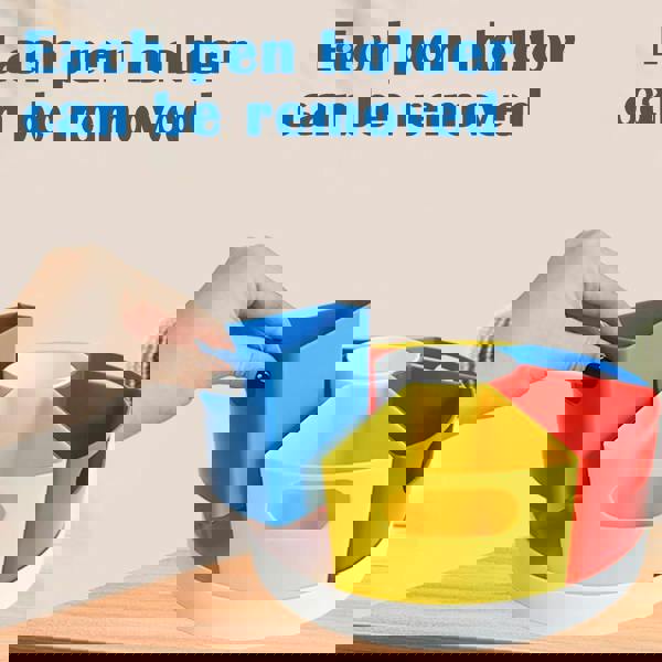 MANTRARAJ Desk Organiser 360 Degree Rotating Pen Holder Stand Table Top Organisers With 7 Compartments