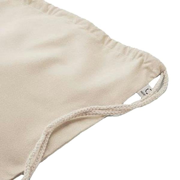 MidOcean Cabetri Recycled Cotton Drawstring Bag - Beige - 