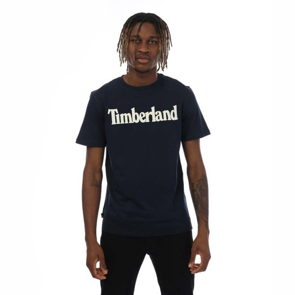 Timberland Mens Northwood Logo T-Shirt - Navy