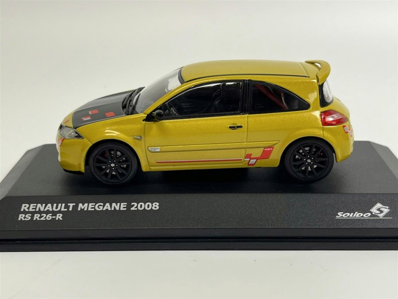 Solido Renault Megane 2008 RS R26-R Yellow 1:43 Scale 4310204