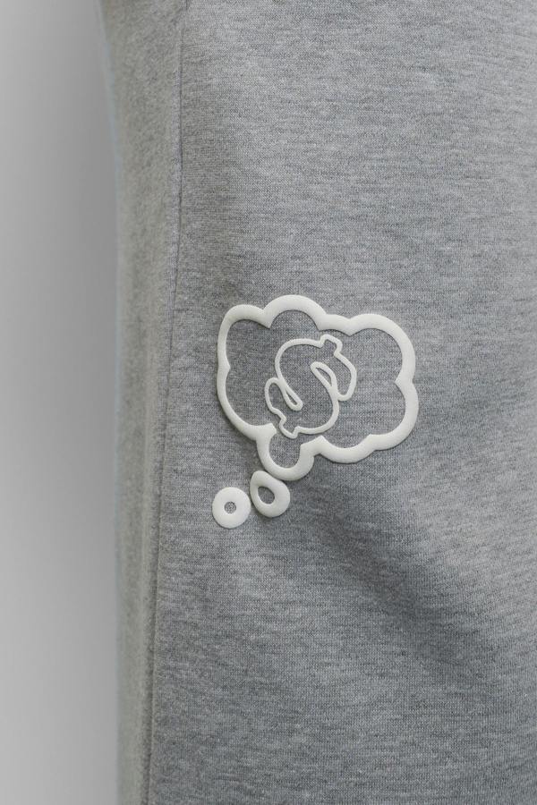 Fresh Couture Fresh Flavours Rise Shine Consume Jogger - Light Grey Marl