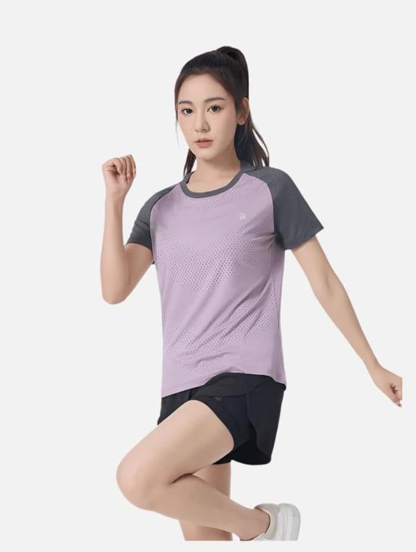 Anniou Raw Yarn UV Protection Running T-Shirt