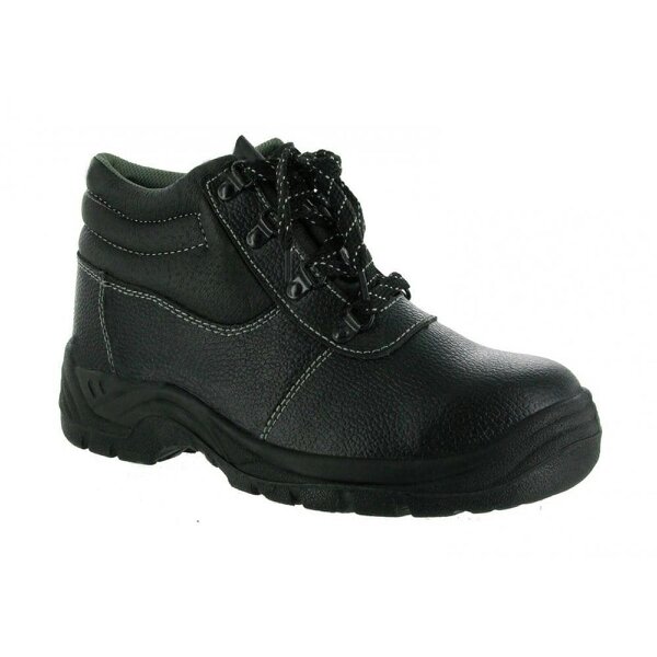 Centek FS330 Leather Safety Boots   in  Black