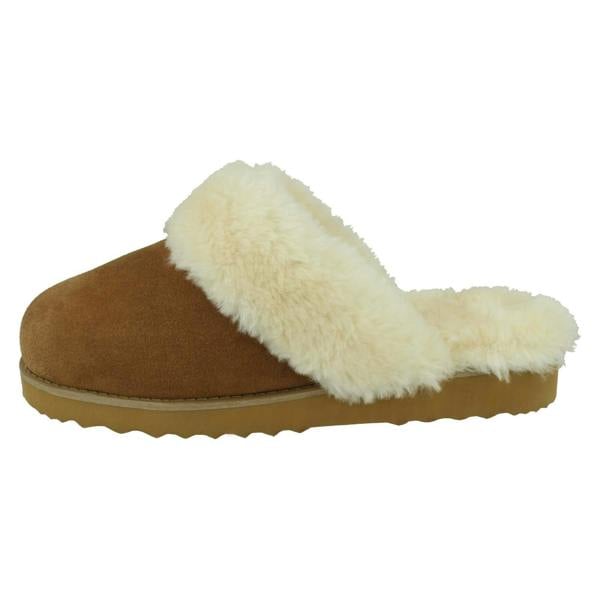 Spot On Ladies Spot On Suede Mule Slippers  X2125