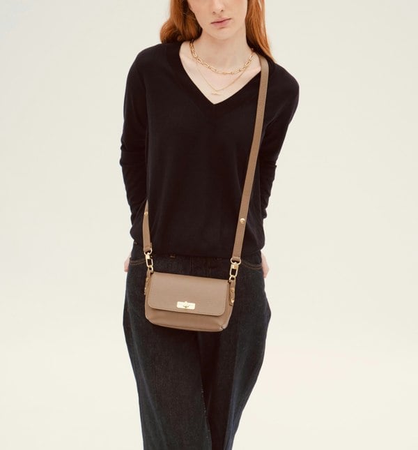 Apatchy London The Maisie Mink Leather Bag