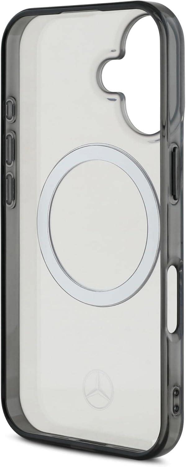 Mercedes Printed Logo Case with MagSafe for iPhone 16 6.1" Clear - MEHMP16S23HUOKC